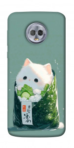 Чехол Cat onigiri для Motorola Moto G6 Plus