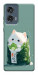 Чехол Cat onigiri для Motorola Edge 50 Fusion