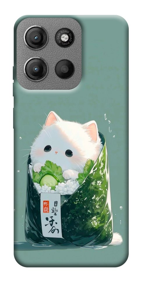 Чехол Cat onigiri для Motorola Moto G15 4G