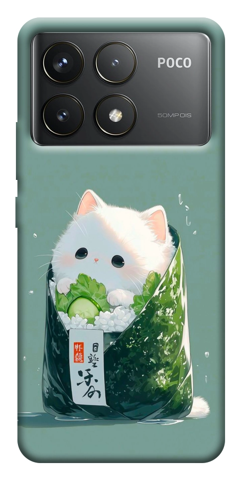 Чехол Cat onigiri для Xiaomi Poco F6 Pro