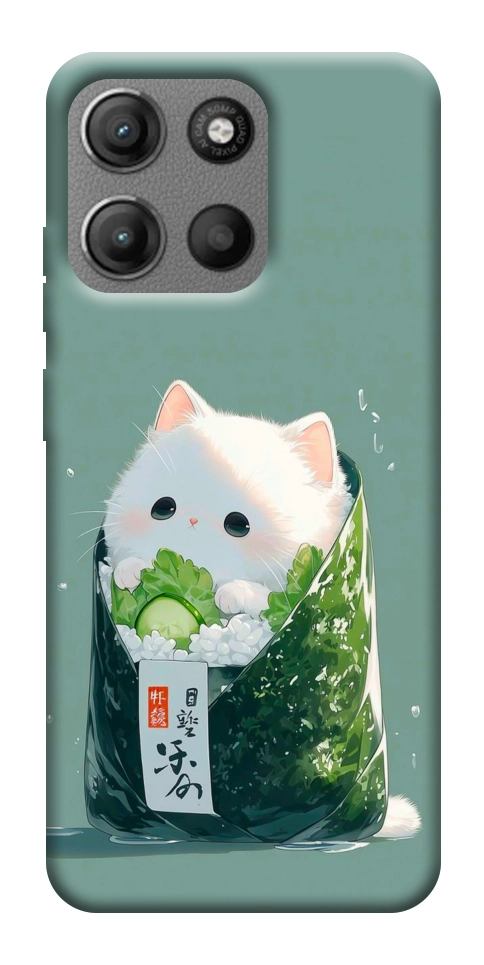 Чехол Cat onigiri для Motorola Moto G15 Power