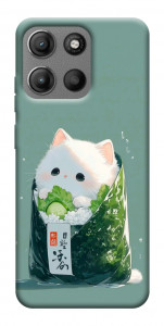 Чехол Cat onigiri для Motorola Moto G15 Power