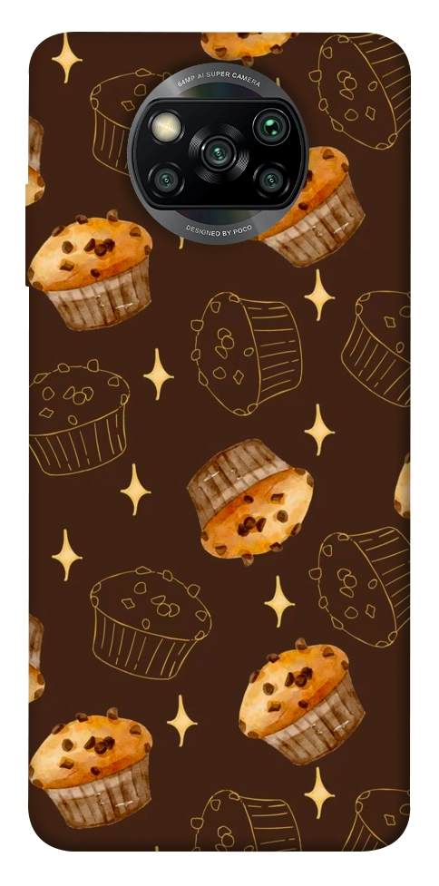 Чехол Chocolate muffins для Xiaomi Poco X3 NFC