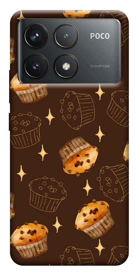 Чехол Chocolate muffins для Xiaomi Poco F6 Pro