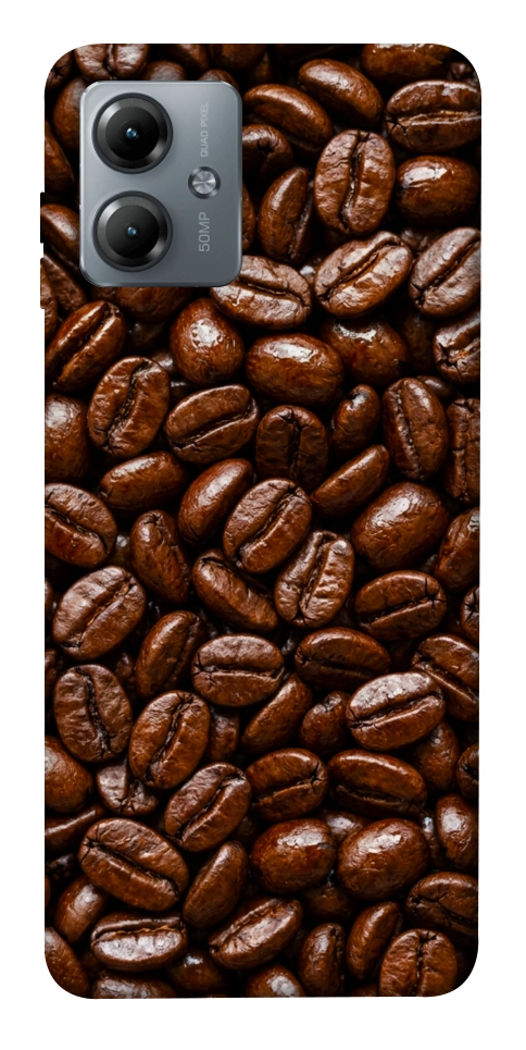 Чехол Coffee beans для Motorola Moto G14
