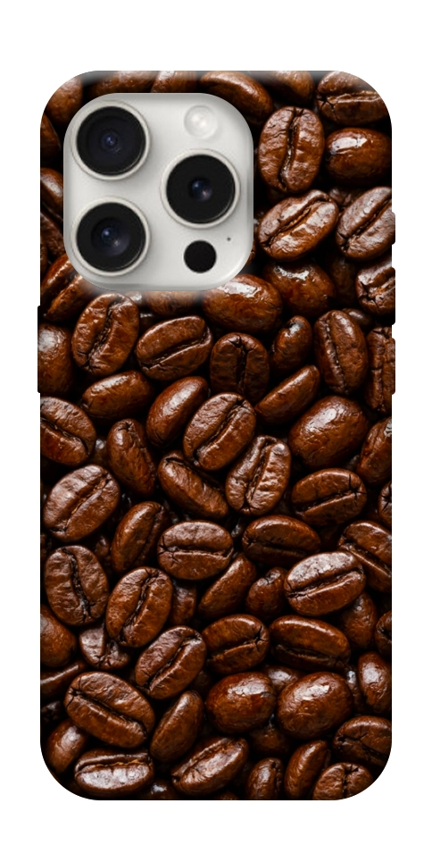 Чехол Coffee beans для iPhone 16 Pro