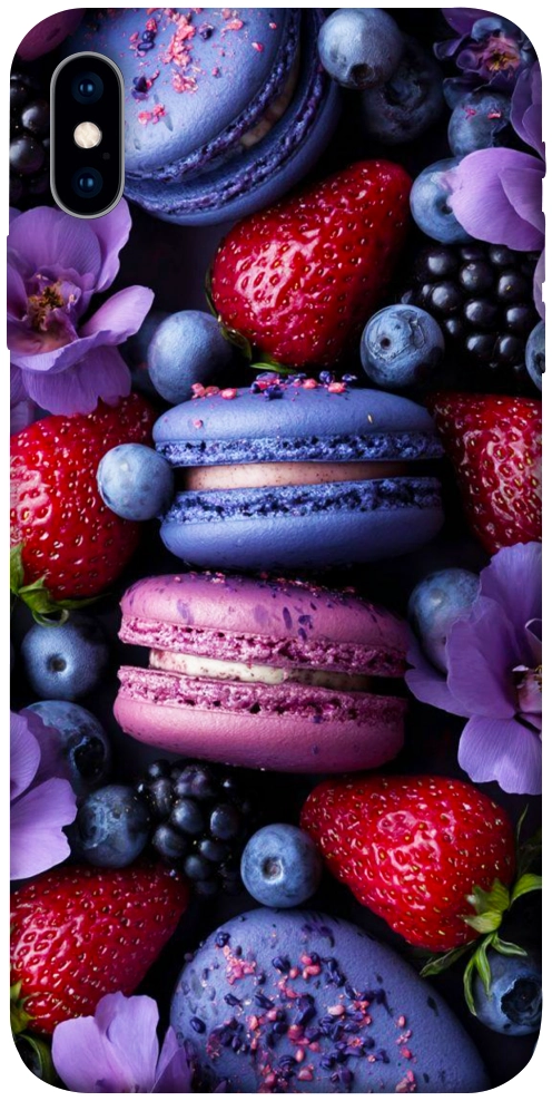 Чехол Fruit macaroon для iPhone XS