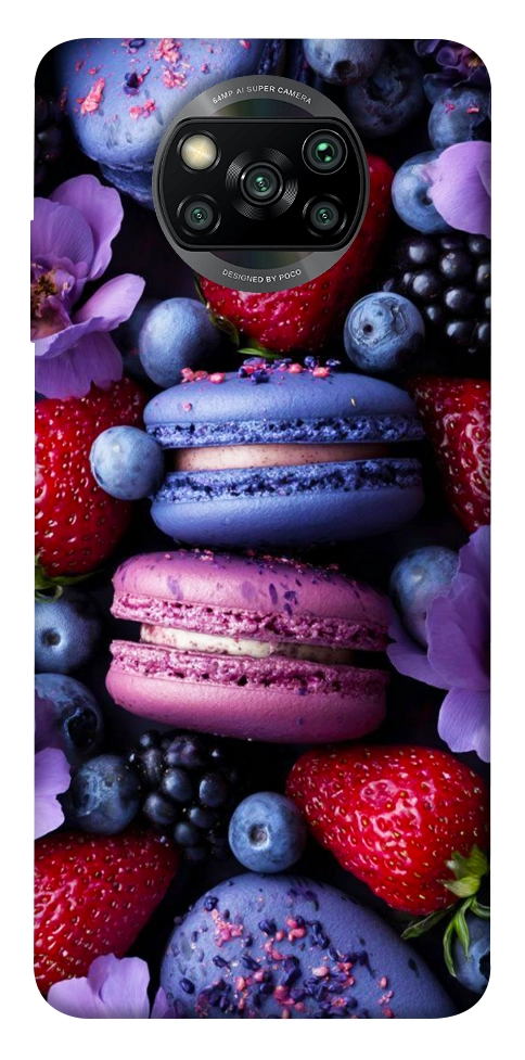 Чехол Fruit macaroon для Xiaomi Poco X3 NFC