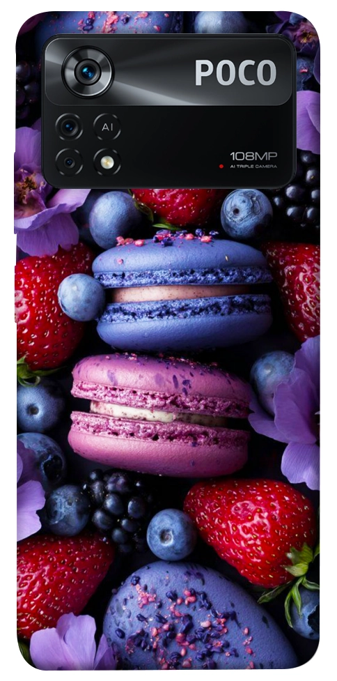 Чехол Fruit macaroon для Xiaomi Poco X4 Pro