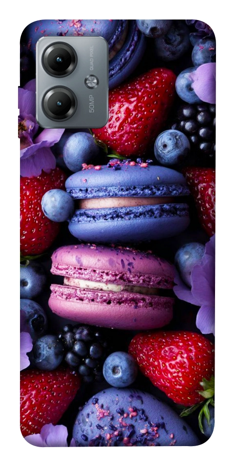 Чохол Fruit macaroon для Motorola Moto G14
