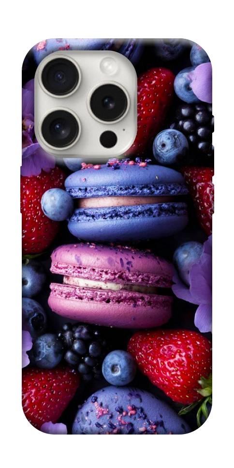 Чехол Fruit macaroon для iPhone 16 Pro