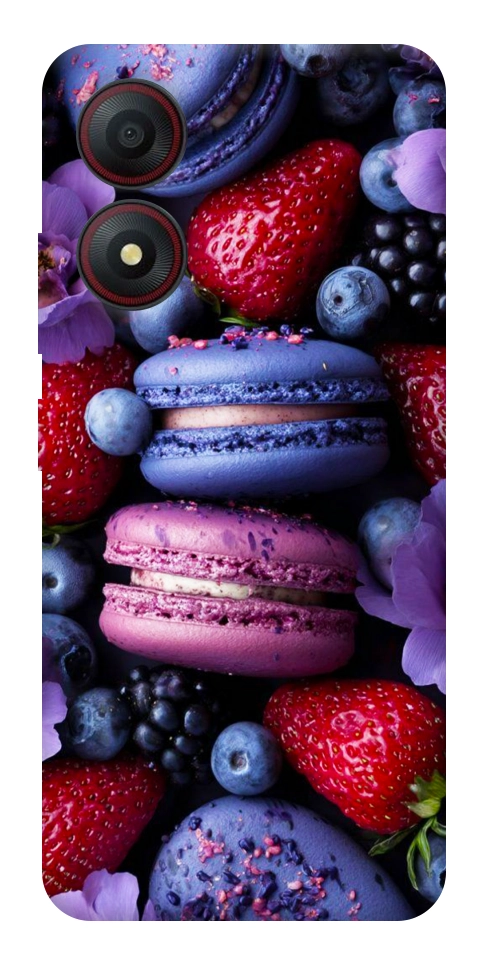 Чехол Fruit macaroon для ZTE Blade A34 4G