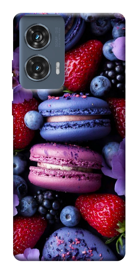 Чехол Fruit macaroon для Motorola Edge 50 Fusion