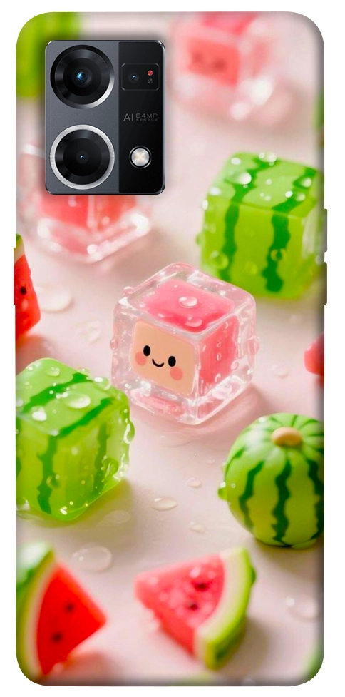 Чехол Happy watermelon для Oppo Reno 7 4G