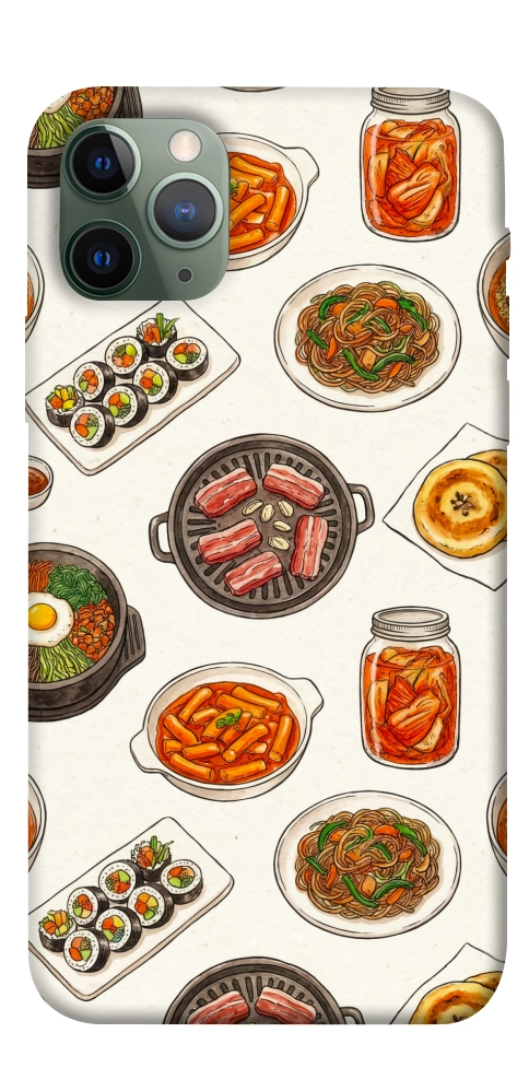Чехол Korean food для iPhone 11 Pro