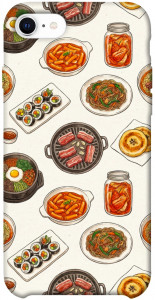 Чехол Korean food для iPhone SE (2020)