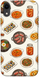 Чохол Korean food для iPhone XR