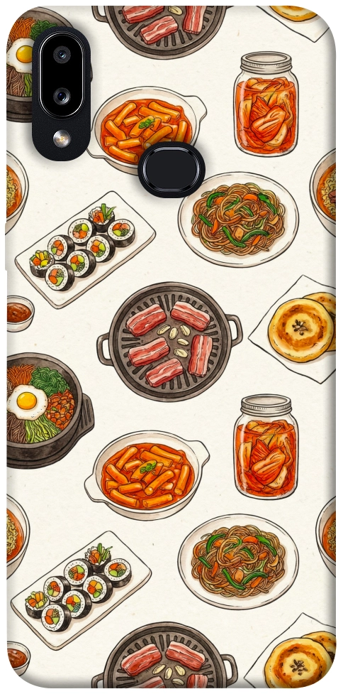 Чехол Korean food для Galaxy A10s (2019)