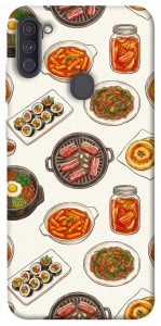 Чохол Korean food для Galaxy A11 (2020)