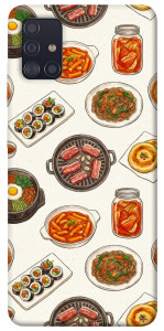 Чохол Korean food для Galaxy A51 (2020)