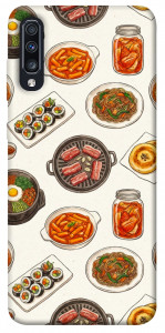 Чехол Korean food для Galaxy A70 (2019)