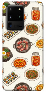 Чехол Korean food для Galaxy S20 Ultra (2020)