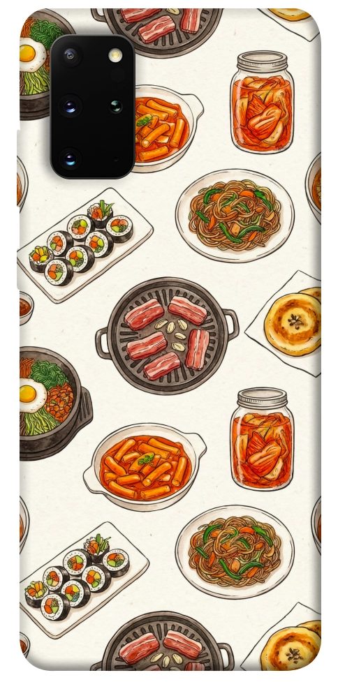 Чехол Korean food для Galaxy S20 Plus (2020)