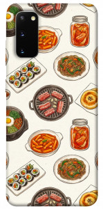 Чохол Korean food для Galaxy S20 (2020)