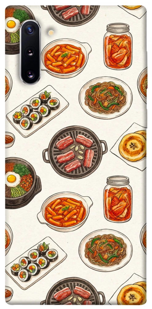 Чехол Korean food для Galaxy Note 10 (2019)