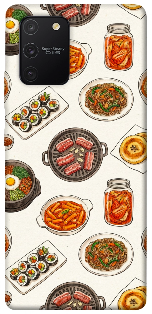 Чохол Korean food для Galaxy S10 Lite (2020)