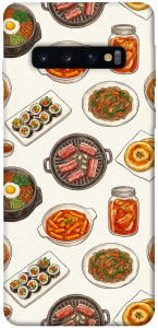 Чохол Korean food для Galaxy S10 (2019)
