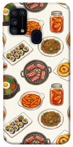 Чохол Korean food для Galaxy M31 (2020)