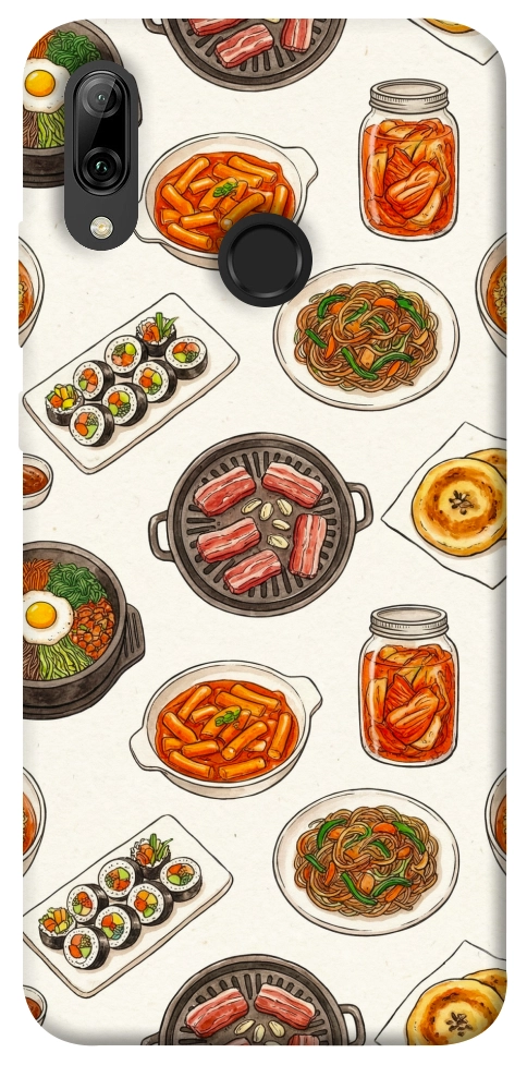 Чехол Korean food для Huawei P Smart (2019)