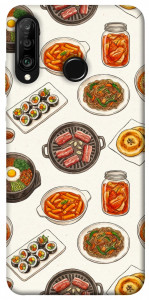 Чехол Korean food для Huawei P30 Lite