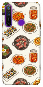 Чехол Korean food для Realme 5