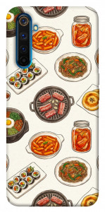Чохол Korean food для Realme 6 Pro