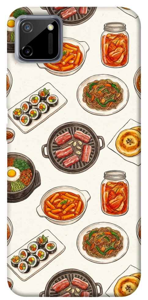 Чехол Korean food для Realme C11