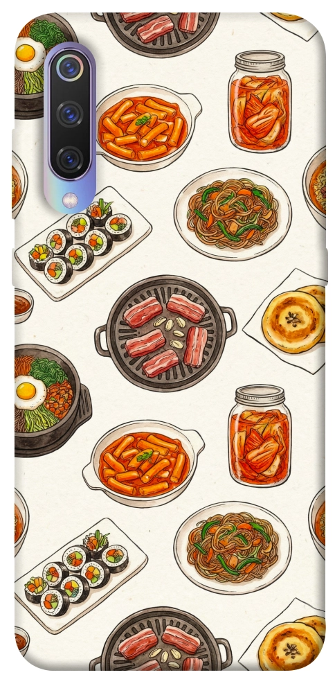Чехол Korean food для Xiaomi Mi 9