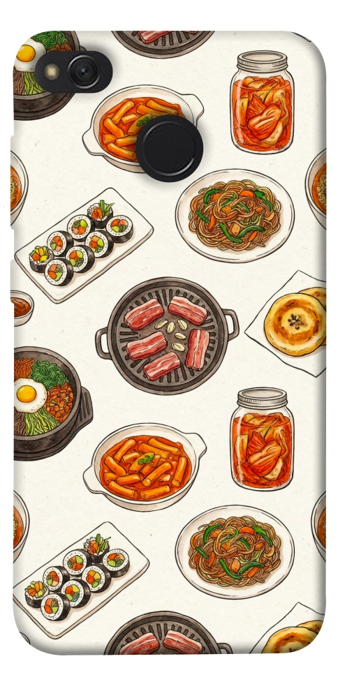 Чехол Korean food для Xiaomi Redmi 4X
