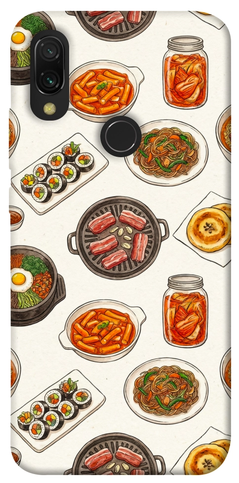 Чохол Korean food для Xiaomi Redmi 7