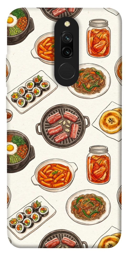 Чохол Korean food для Xiaomi Redmi 8