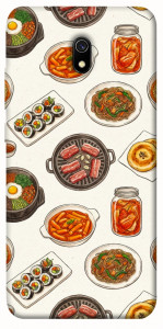 Чехол Korean food для Xiaomi Redmi 8a
