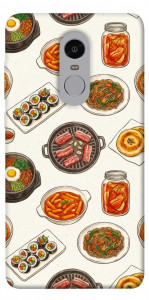 Чехол Korean food для Xiaomi Redmi Note 4X