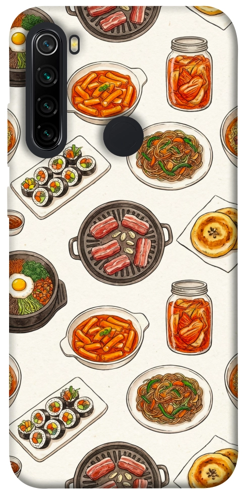 Чехол Korean food для Xiaomi Redmi Note 8