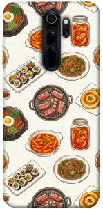 Чохол Korean food для Xiaomi Redmi Note 8 Pro