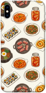 Чохол Korean food для iPhone XS