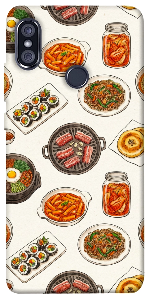 Чехол Korean food для Xiaomi Redmi Note 5 (Dual Camera)