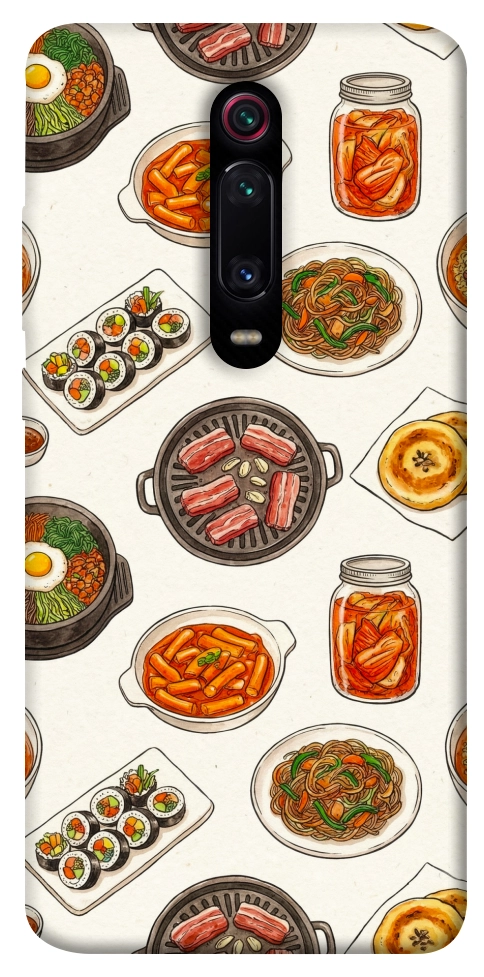Чехол Korean food для Xiaomi Redmi K20 Pro