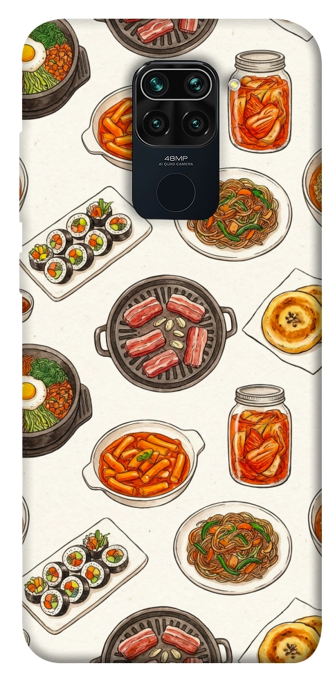 Чехол Korean food для Xiaomi Redmi 10X