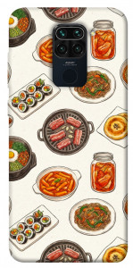 Чохол Korean food для Xiaomi Redmi Note 9